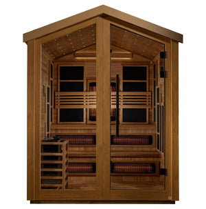 Golden Designs Kaskinen 6 Person Hybrid Outdoor Sauna (GDI - 8526 - 01) - Grand Alfresco