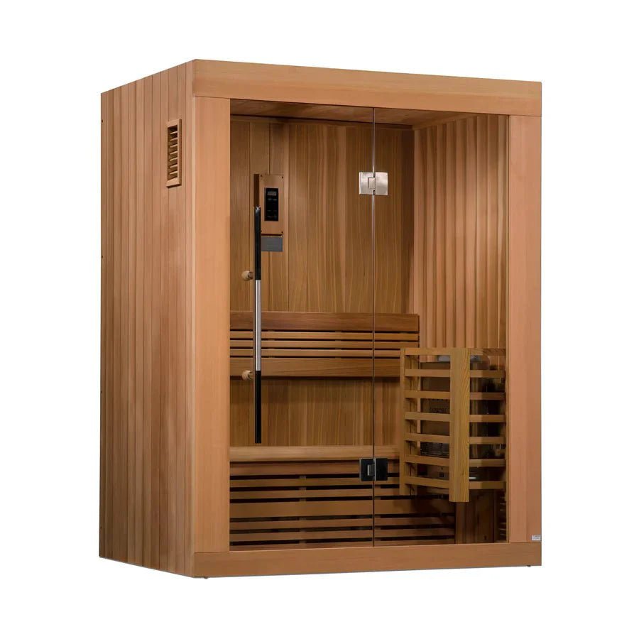 Golden Designs Sundsvall Edition 2 Person Traditional Sauna - Grand Alfresco