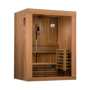 Golden Designs Sundsvall Edition 2 Person Traditional Sauna - Grand Alfresco