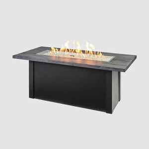 Havenwood Rectangular Gas Fire Pit Table 44" - Grand Alfresco