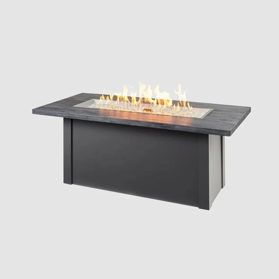 Havenwood Rectangular Gas Fire Pit Table 44" - Grand Alfresco