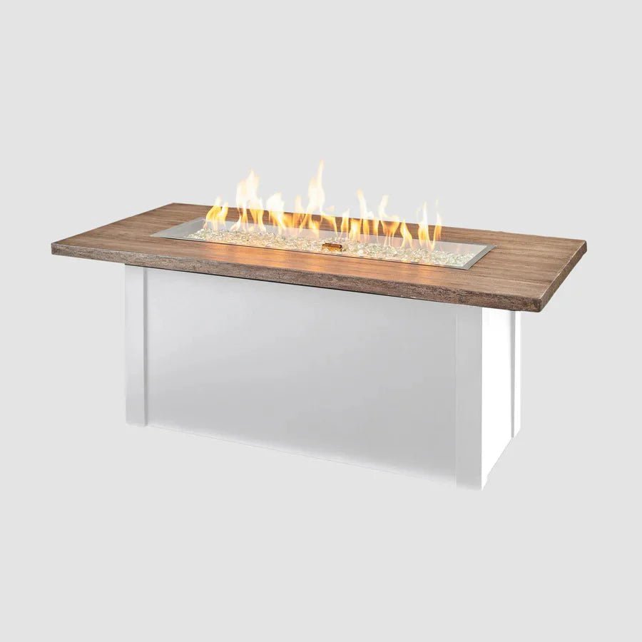 Havenwood Rectangular Gas Fire Pit Table 44" - Grand Alfresco