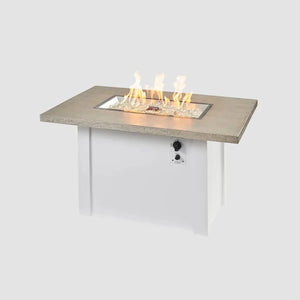 Havenwood Rectangular Gas Fire Pit Table 44" - Grand Alfresco