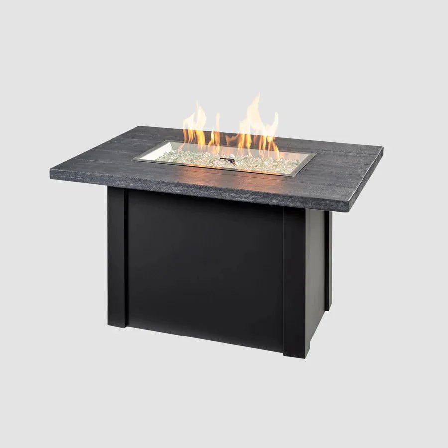 Havenwood Rectangular Gas Fire Pit Table 44" - Grand Alfresco