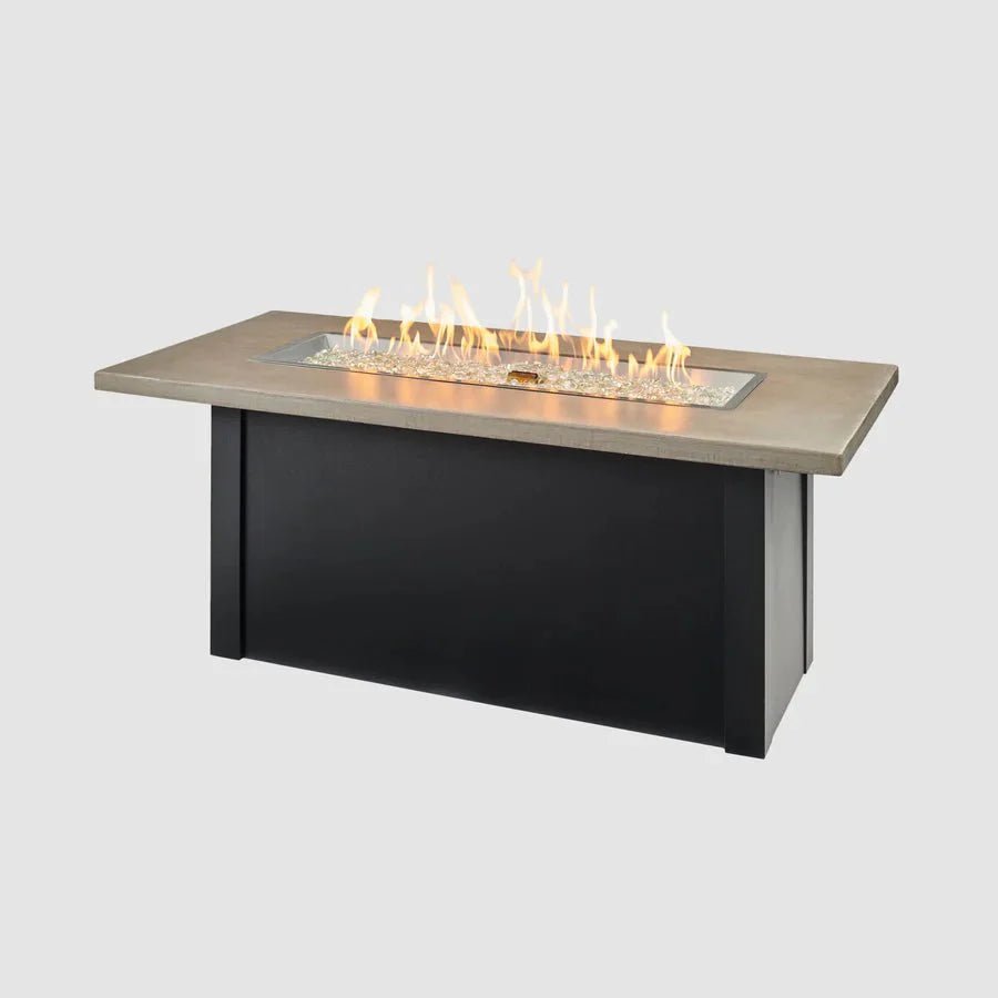 Havenwood Rectangular Gas Fire Pit Table 44" - Grand Alfresco