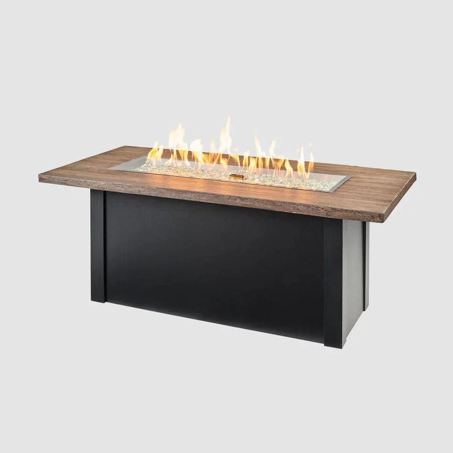 Havenwood Rectangular Gas Fire Pit Table 44" - Grand Alfresco