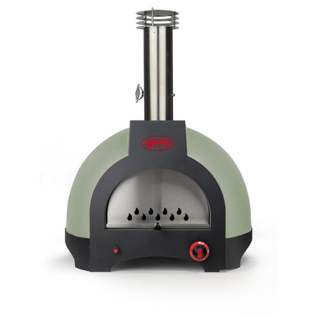 Infinity 66 Hybrid Refractory Cooking Oven Olive Green - Grand Alfresco