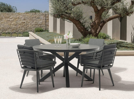 Kassey Round Outdoor Dining Table - Grand Alfresco