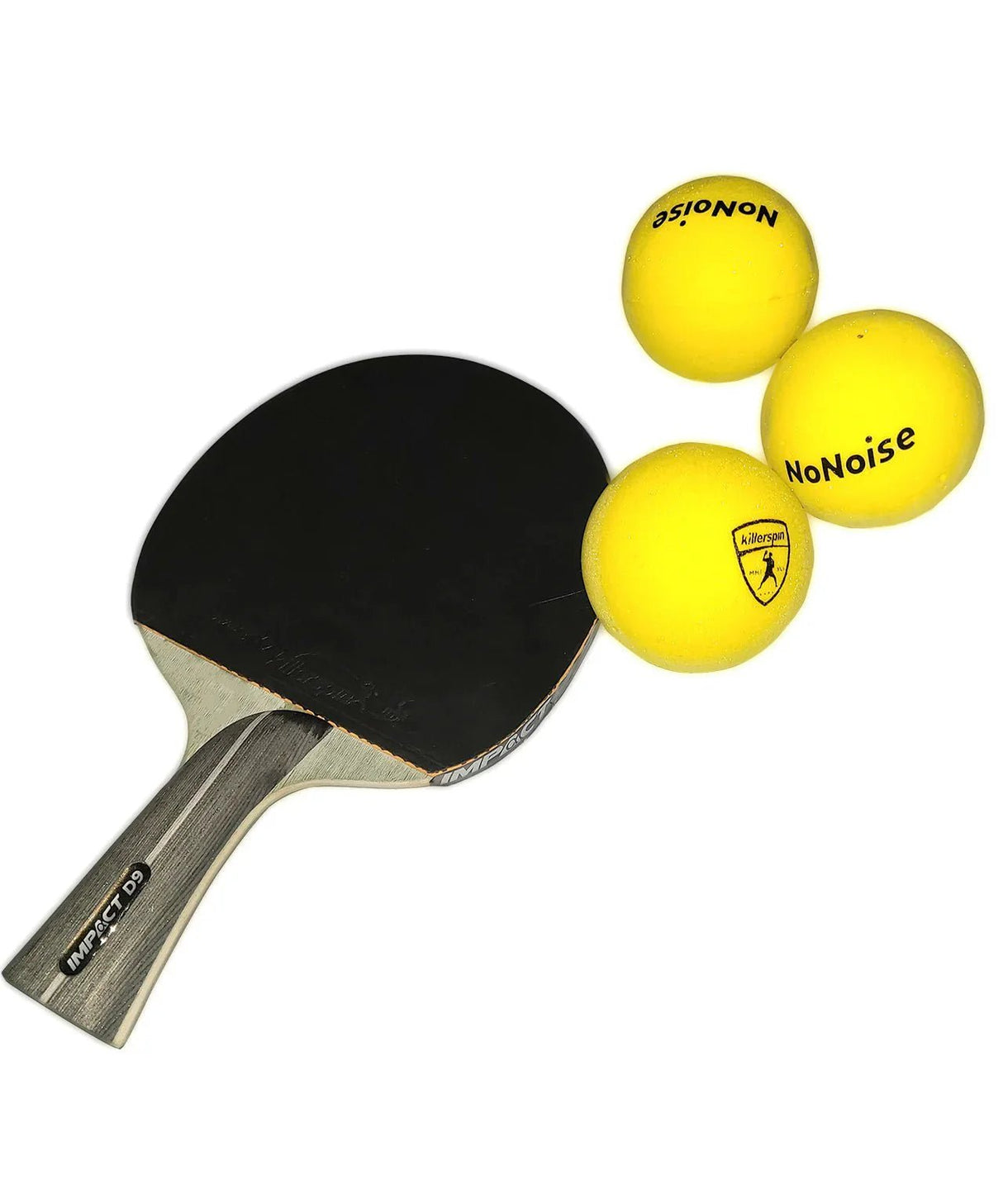 Killerspin NoNoise Ping Pong Balls – Pack of 3 balls - Grand Alfresco