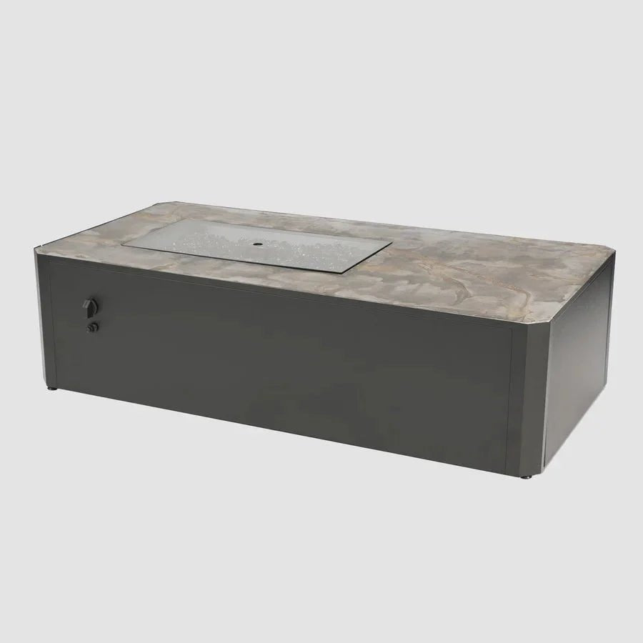 Kinney Rectangular Gas Fire Pit Table - Grand Alfresco