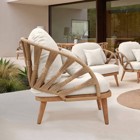 Krabi Armchair with Sunbrella Cushion - Grand Alfresco