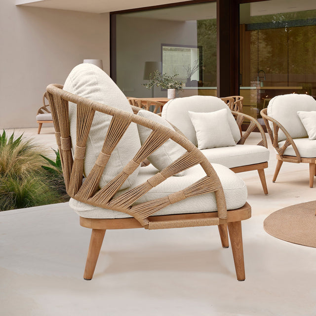 Krabi Armchair with Sunbrella Cushion - Grand Alfresco