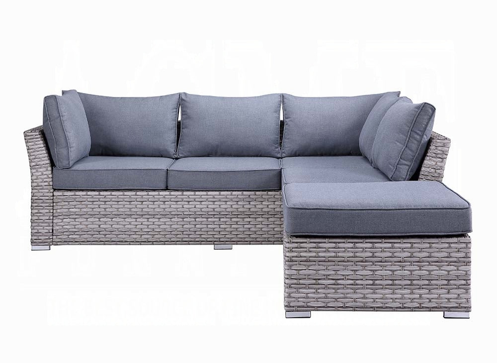 Laurance Patio Sectional Sofa & Cocktail Table - Grand Alfresco