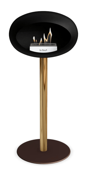 Le Feu - Dome Black Ground Steel High Pole - Fireplace - Grand Alfresco