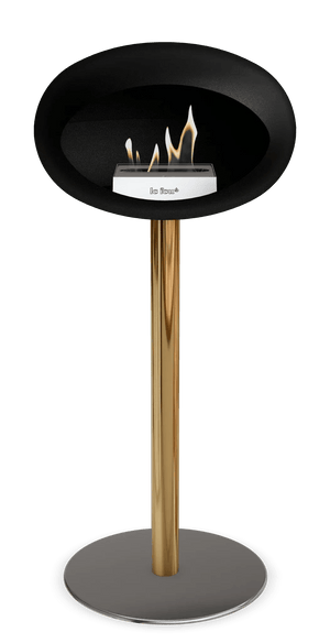 Le Feu - Dome Black Ground Steel High Pole - Fireplace - Grand Alfresco