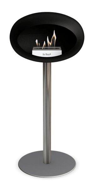 Le Feu - Dome Black Ground Steel High Pole - Fireplace - Grand Alfresco