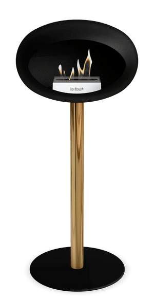 Le Feu - Dome Black Ground Steel High Pole - Fireplace - Grand Alfresco