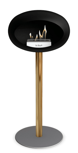 Le Feu - Dome Black Ground Steel High Pole - Fireplace - Grand Alfresco