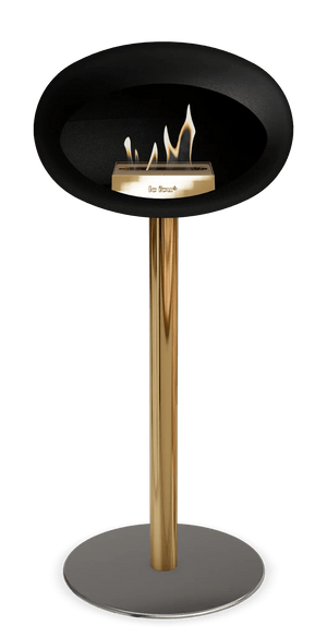 Le Feu - Dome Black Ground Steel High Pole - Fireplace - Grand Alfresco