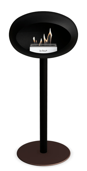 Le Feu - Dome Black Ground Steel High Pole - Fireplace - Grand Alfresco