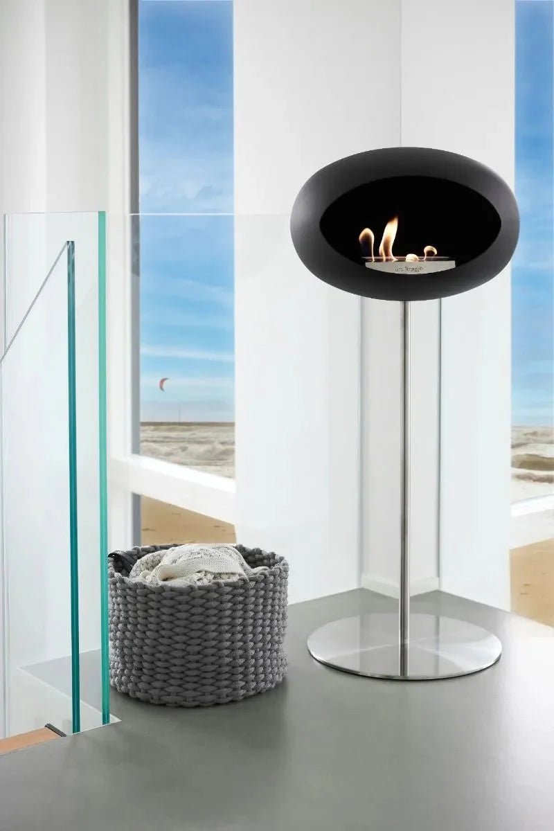 Le Feu - Dome Black Ground Steel High Pole - Fireplace - Grand Alfresco