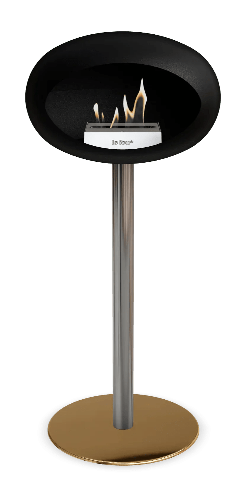 Le Feu - Dome Black Ground Steel High Pole - Fireplace - Grand Alfresco