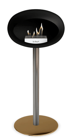 Le Feu - Dome Black Ground Steel High Pole - Fireplace - Grand Alfresco