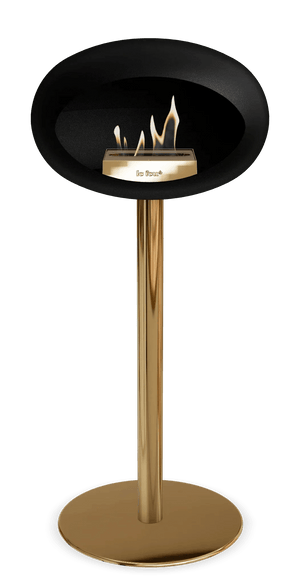 Le Feu - Dome Black Ground Steel High Pole - Fireplace - Grand Alfresco