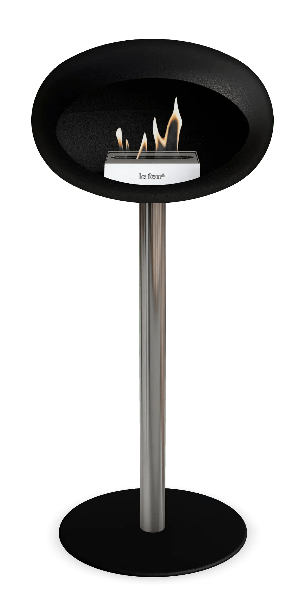 Le Feu - Dome Black Ground Steel High Pole - Fireplace - Grand Alfresco