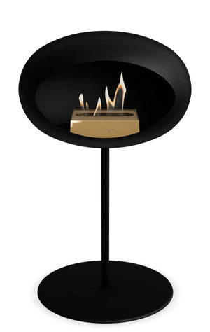 Le Feu - Dome Black Ground Steel Low Pole - Fireplace - Grand Alfresco