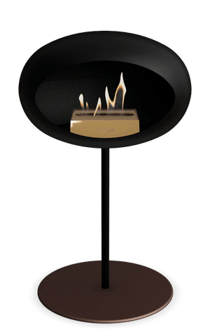 Le Feu - Dome Black Ground Steel Low Pole - Fireplace - Grand Alfresco