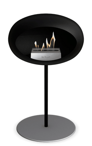 Le Feu - Dome Black Ground Steel Low Pole - Fireplace - Grand Alfresco