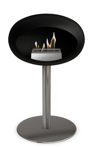 Le Feu - Dome Black Ground Steel Low Pole - Fireplace - Grand Alfresco