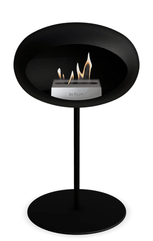 Le Feu - Dome Black Ground Steel Low Pole - Fireplace - Grand Alfresco