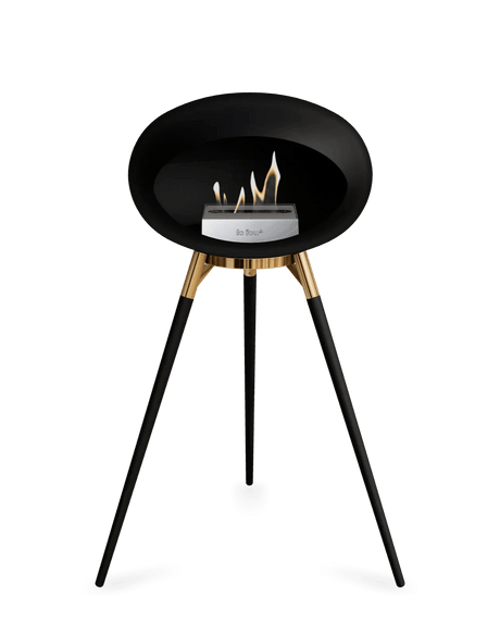 Le Feu - Dome Black Ground Wood High - Fireplace - Grand Alfresco