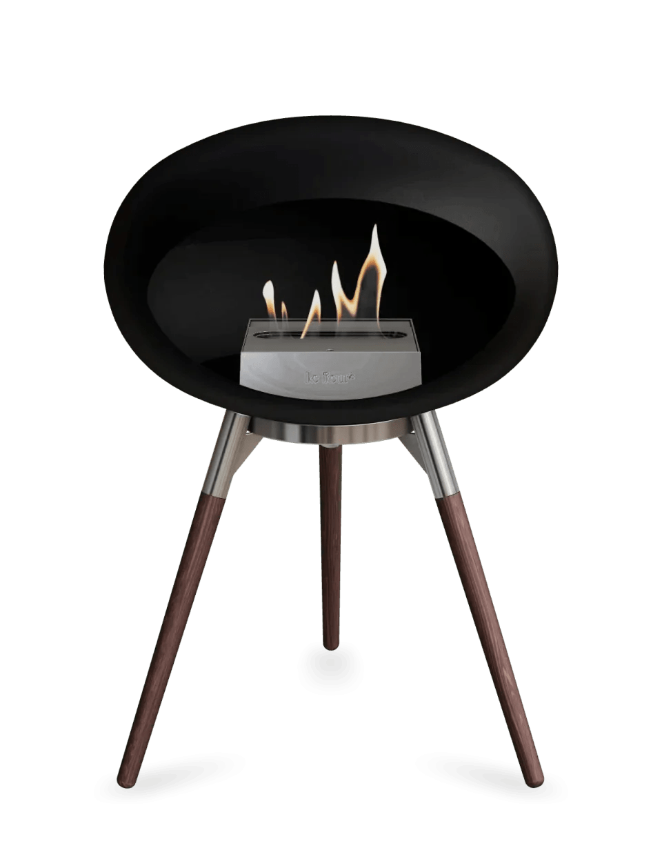 Le Feu - Dome Black Ground Wood Low - Fireplace - Grand Alfresco