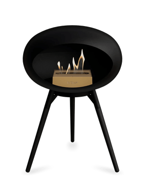 Le Feu - Dome Black Ground Wood Low - Fireplace - Grand Alfresco