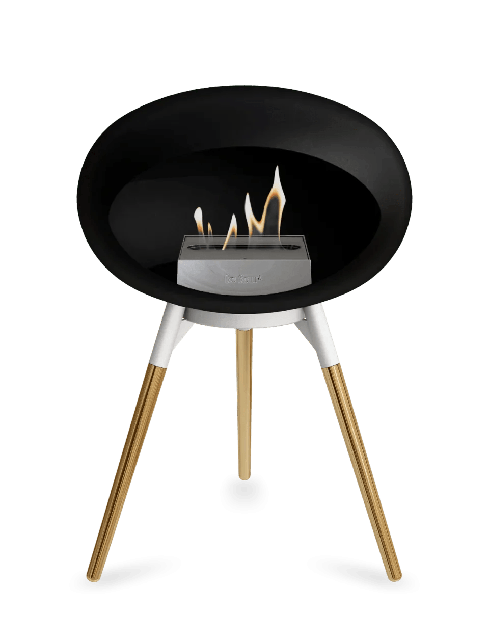 Le Feu - Dome Black Ground Wood Low - Fireplace - Grand Alfresco