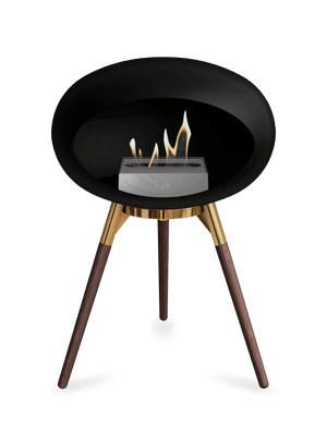 Le Feu - Dome Black Ground Wood Low - Fireplace - Grand Alfresco