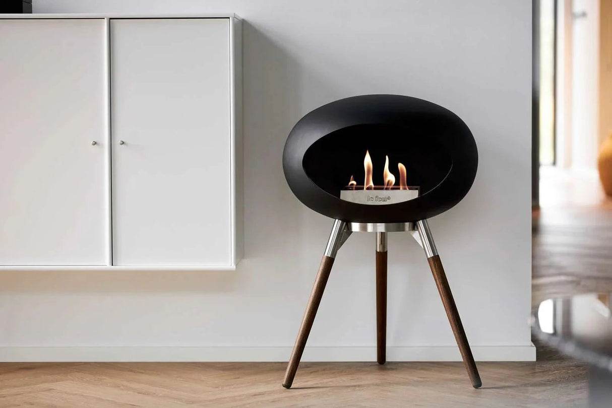 Le Feu - Dome Black Ground Wood Low - Fireplace - Grand Alfresco