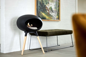 Le Feu - Dome Black Ground Wood Low - Fireplace - Grand Alfresco