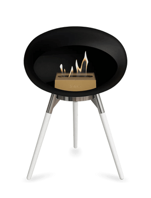 Le Feu - Dome Black Ground Wood Low - Fireplace - Grand Alfresco