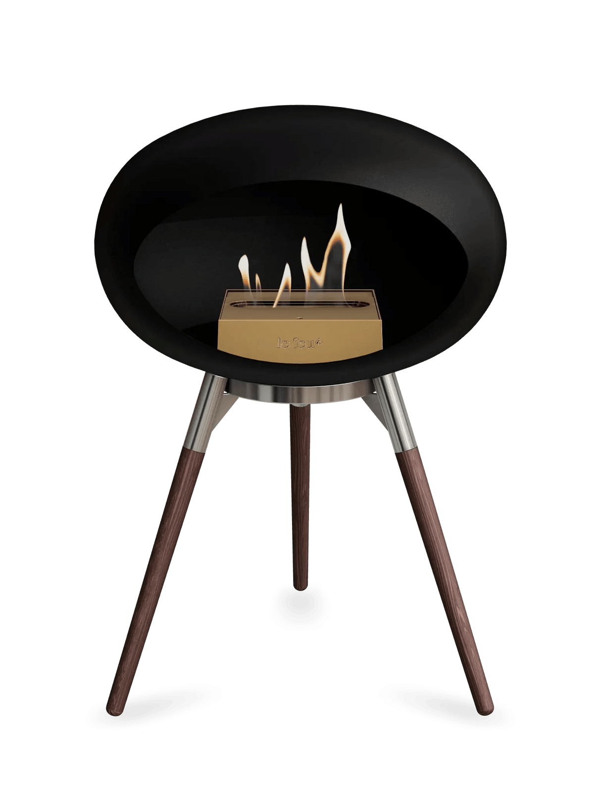 Le Feu - Dome Black Ground Wood Low - Fireplace - Grand Alfresco