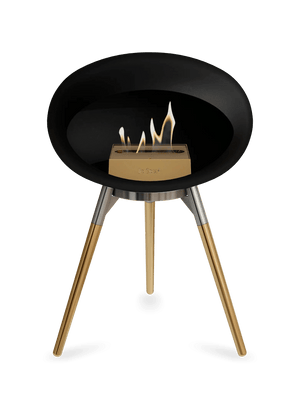 Le Feu - Dome Black Ground Wood Low - Fireplace - Grand Alfresco