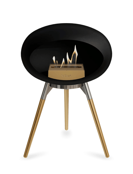 Le Feu - Dome Black Ground Wood Low - Fireplace - Grand Alfresco