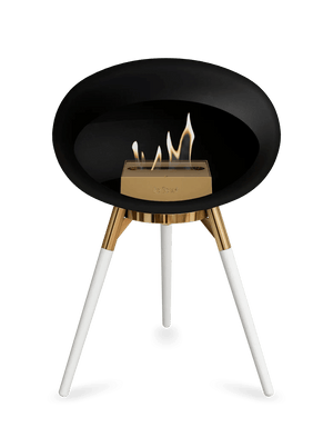 Le Feu - Dome Black Ground Wood Low - Fireplace - Grand Alfresco