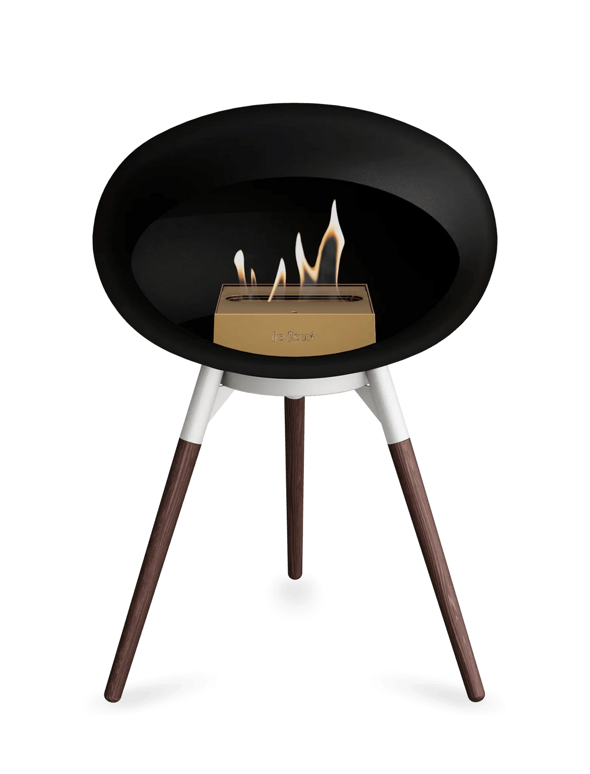 Le Feu - Dome Black Ground Wood Low - Fireplace - Grand Alfresco