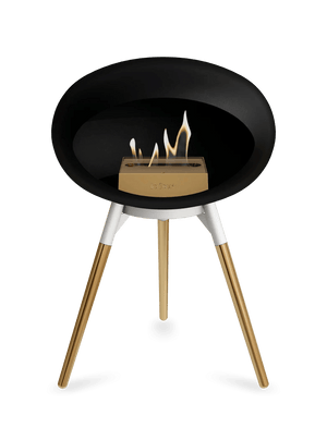 Le Feu - Dome Black Ground Wood Low - Fireplace - Grand Alfresco