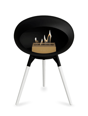 Le Feu - Dome Black Ground Wood Low - Fireplace - Grand Alfresco