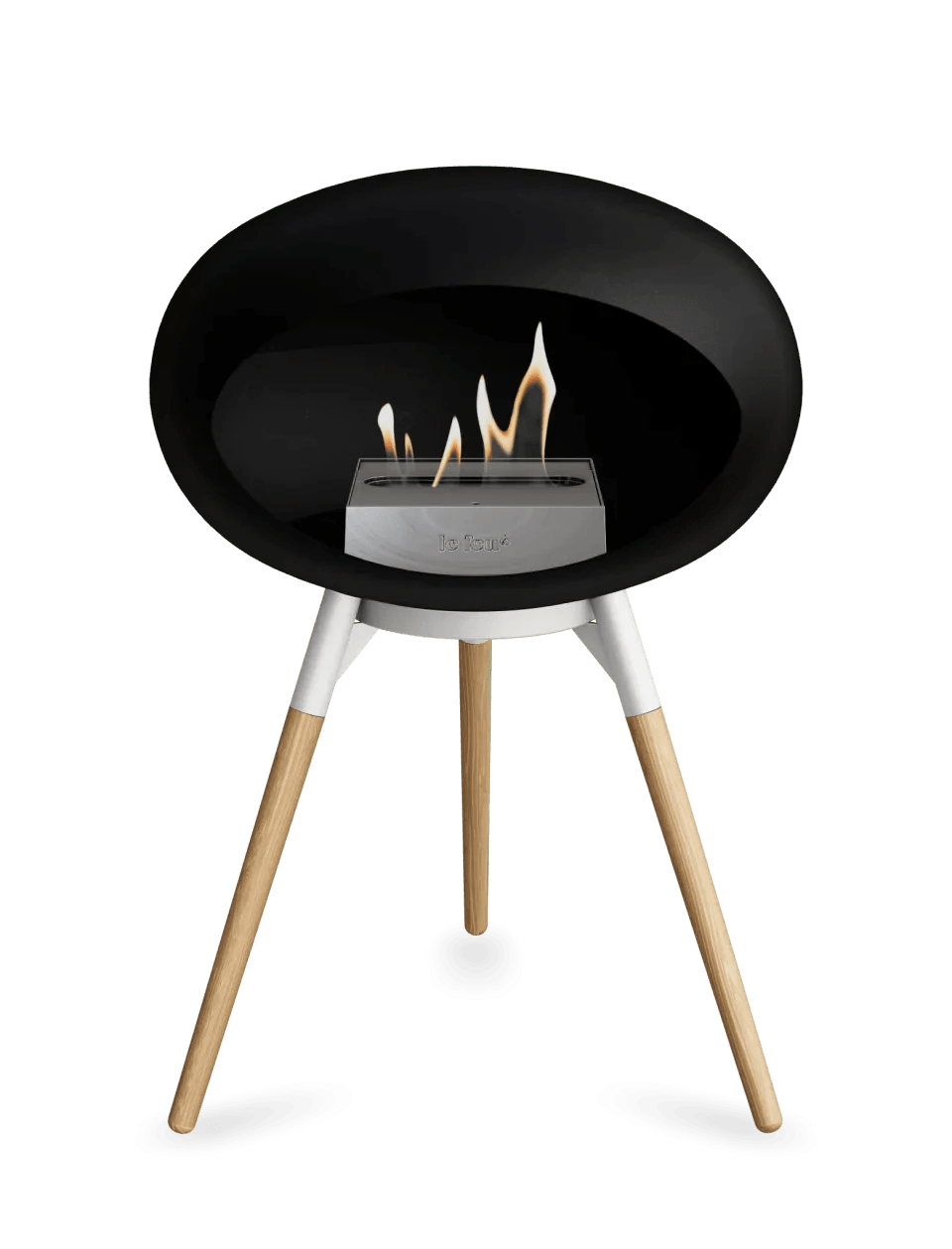 Le Feu - Dome Black Ground Wood Low - Fireplace - Grand Alfresco